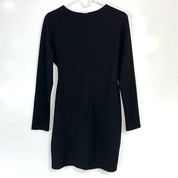 Lulus Hearts Aflame Black Lace Up Long Sleeve Bodycon Dress - Picture 5 of 9